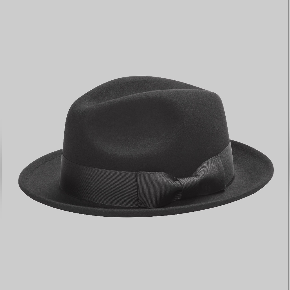 Classic Black Fedora Hat
